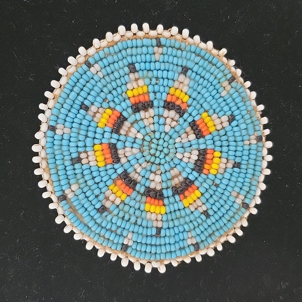 Multi color Beaded Pin